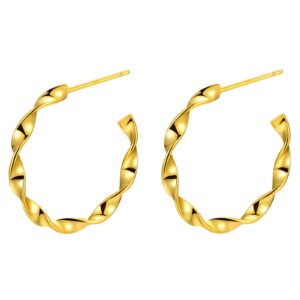 Cercei, Oţel placat cu aur 18K